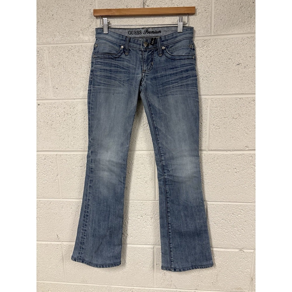 Y2K Guess Premium Womens Denim Bootcut Jeans Size 24
